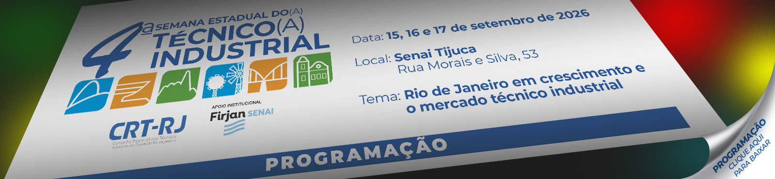 PROGRAMAÇÃO SEMANA DO TÉCNICO 2026