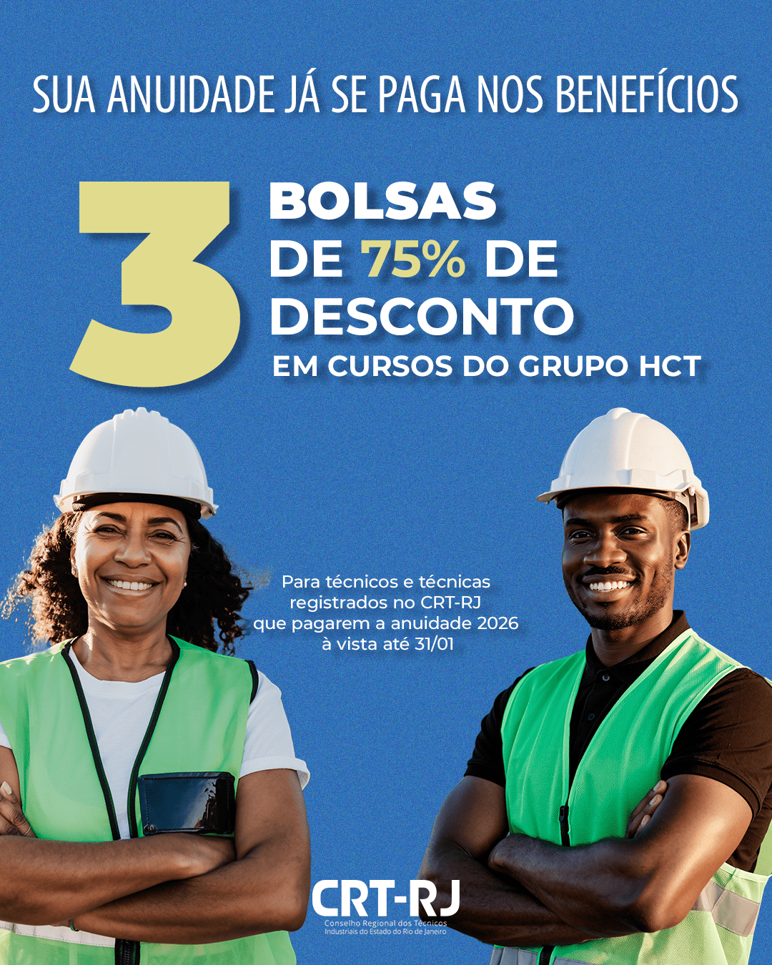 Recupere o valor da anuidade em cursos com até 75% de desconto