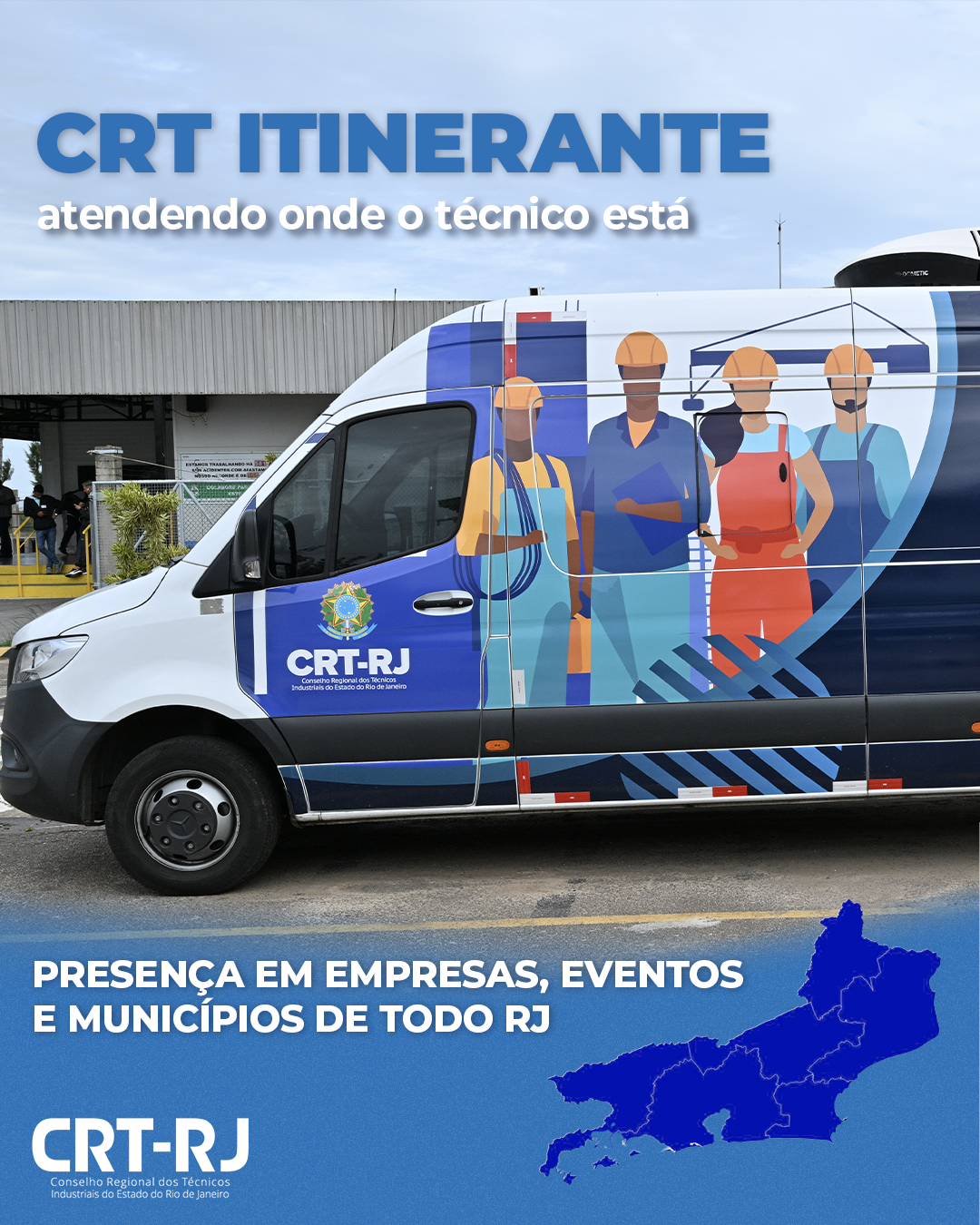 CRT Itinerante leva atendimento a empresas, eventos e municípios em todo o RJ
