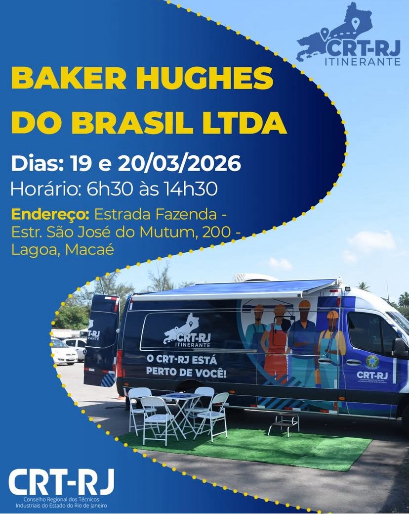 CRT Itinerante na Baker Hughes em Macaé