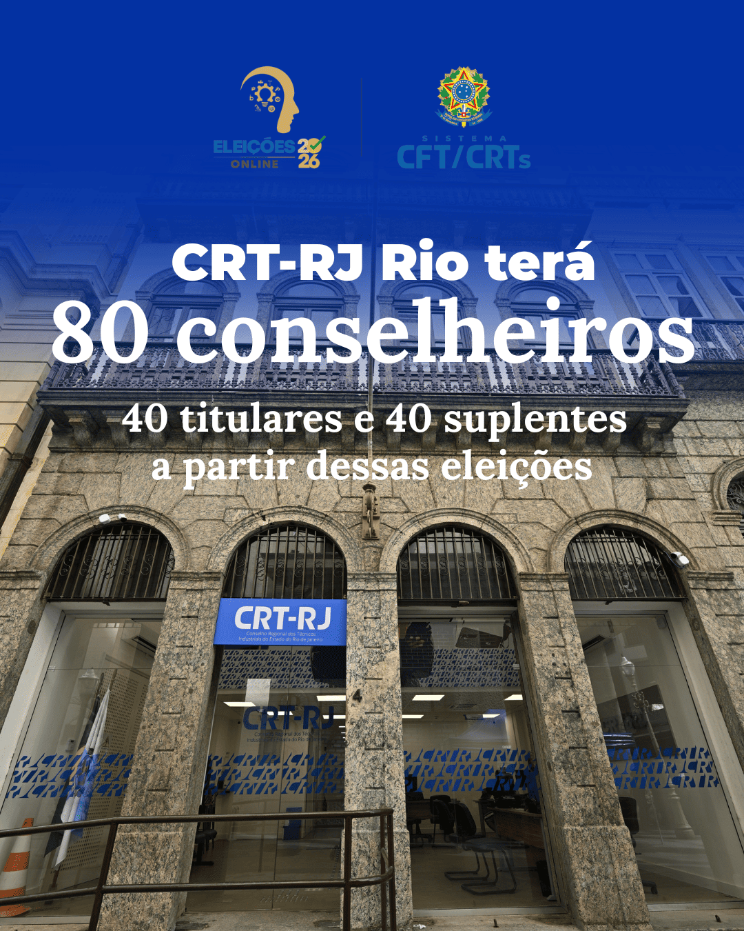 Número de conselheiros do CRT-RJ cresce em relação ao pleito anterior