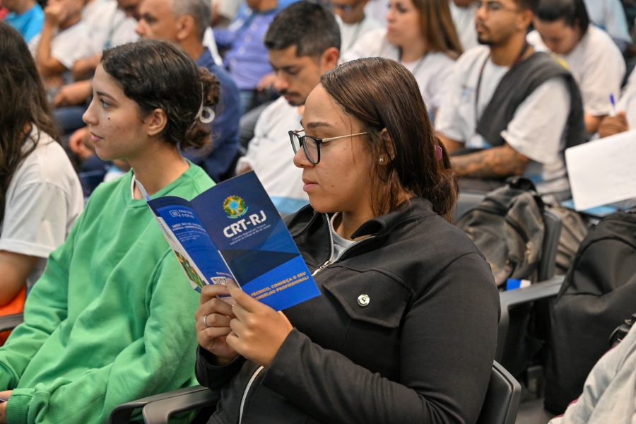 Palestra no Senai Tijuca reúne 148 estudantes