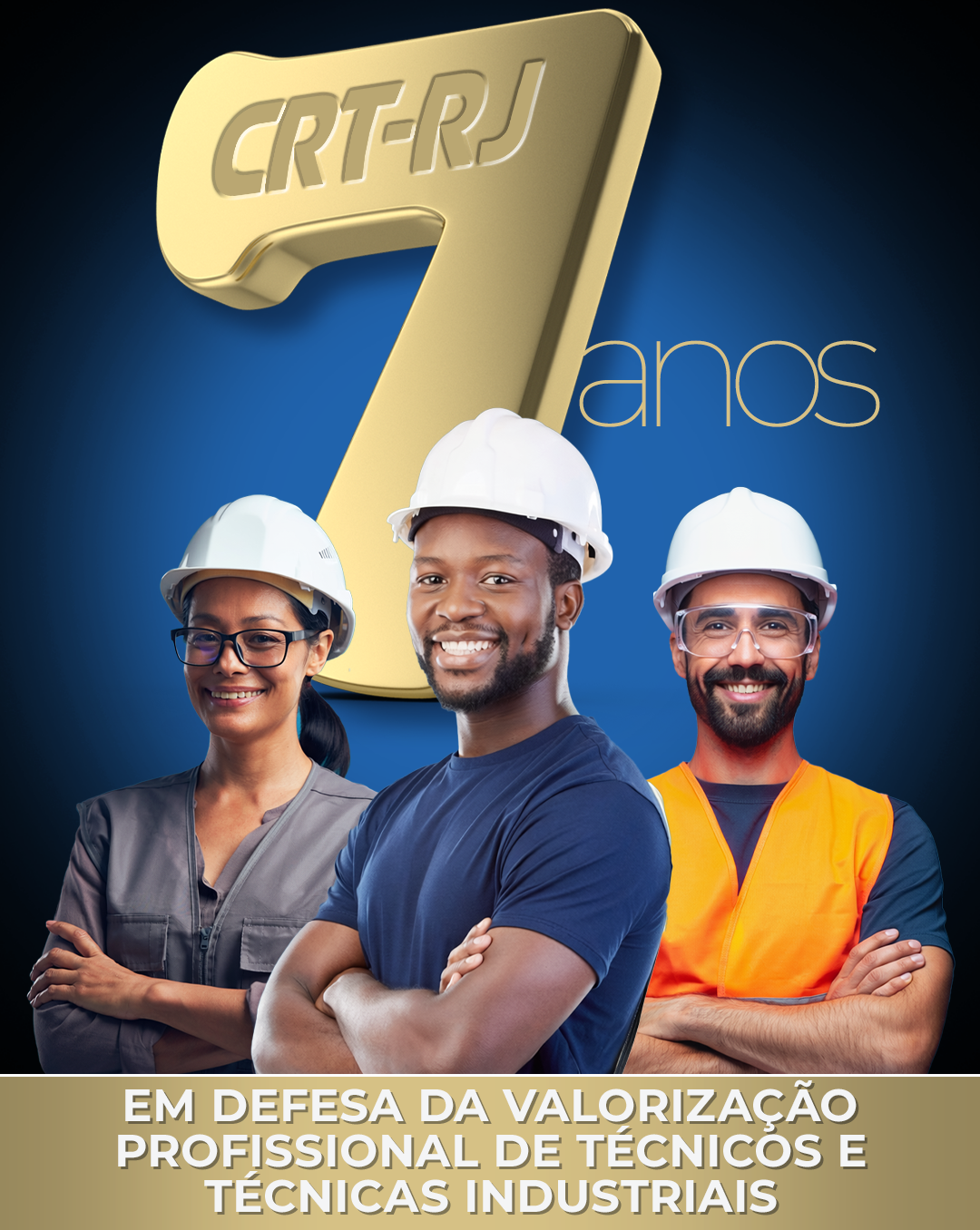 Hoje celebramos 7 anos do CRT-RJ!