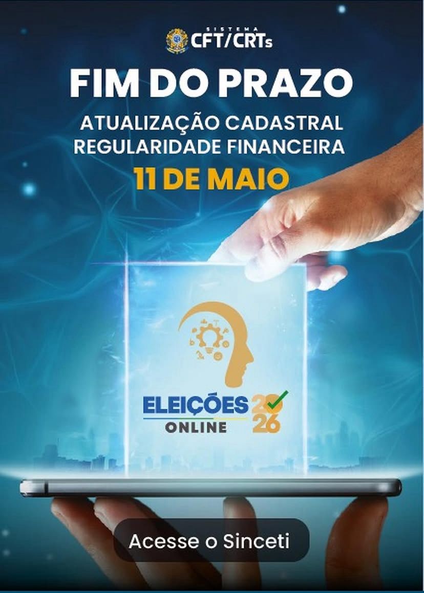 Último dia para regularização para participar das Eleições do Sistema CFT/CRTs 2026