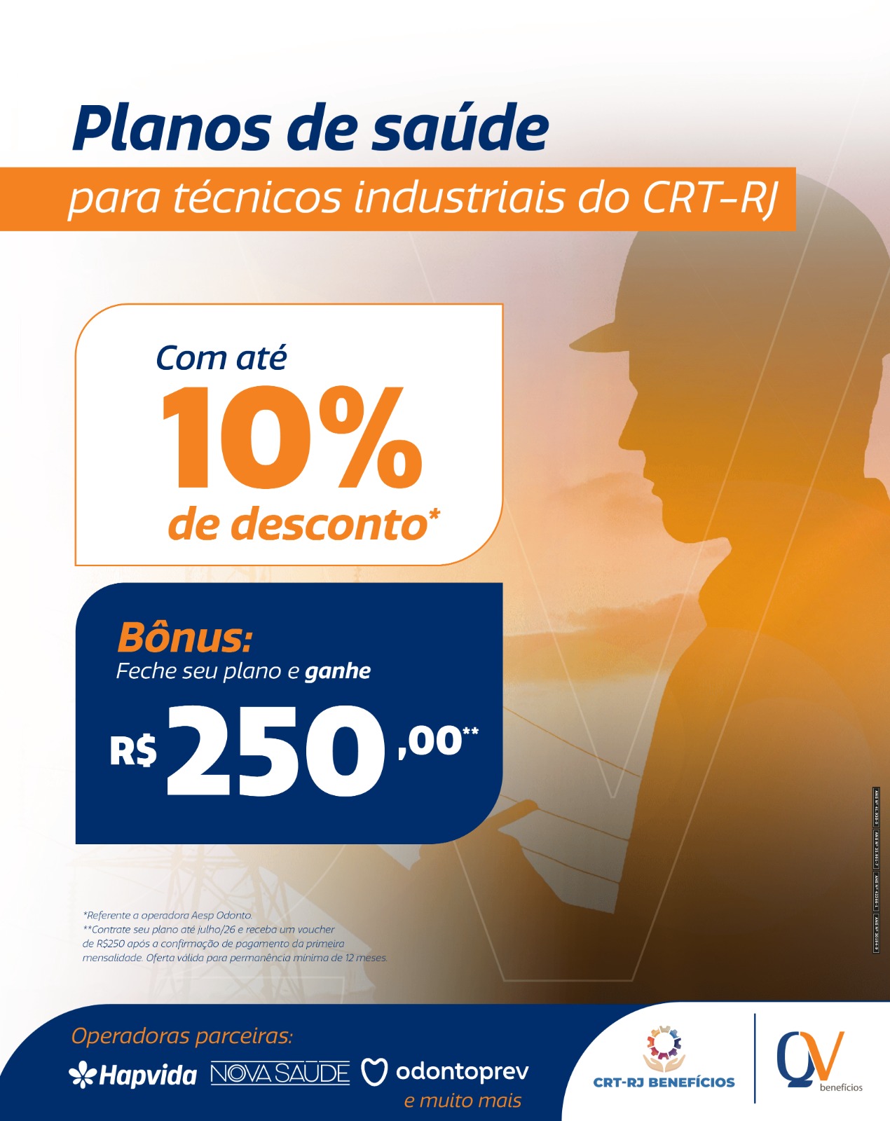 Cuide da saúde com desconto exclusivo da QV Benefícios