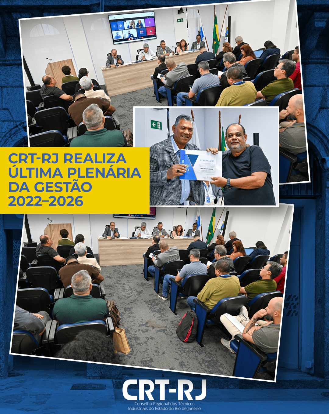 Em clima de despedida, CRT-RJ realiza última Plenária da gestão 2022–2026