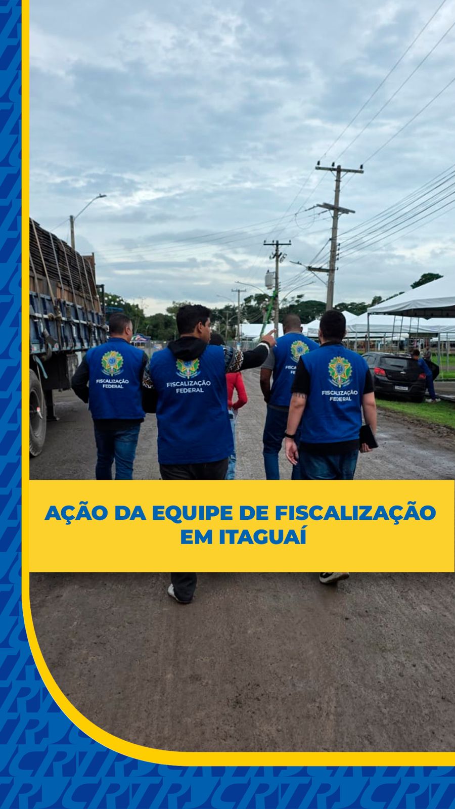 Ação da Equipe de Fiscalização em Itaguaí