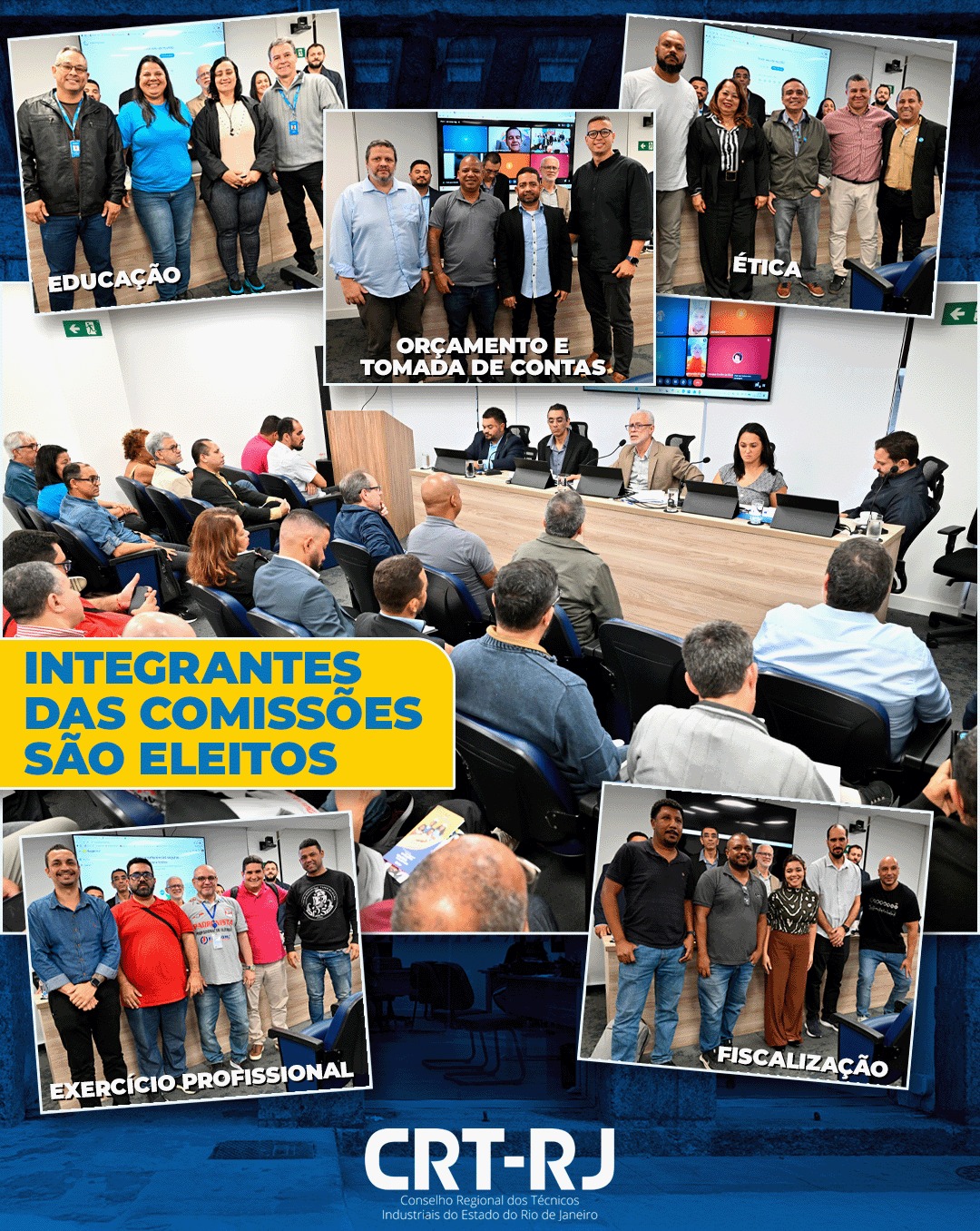Integrandes das Comissões são Eleitos