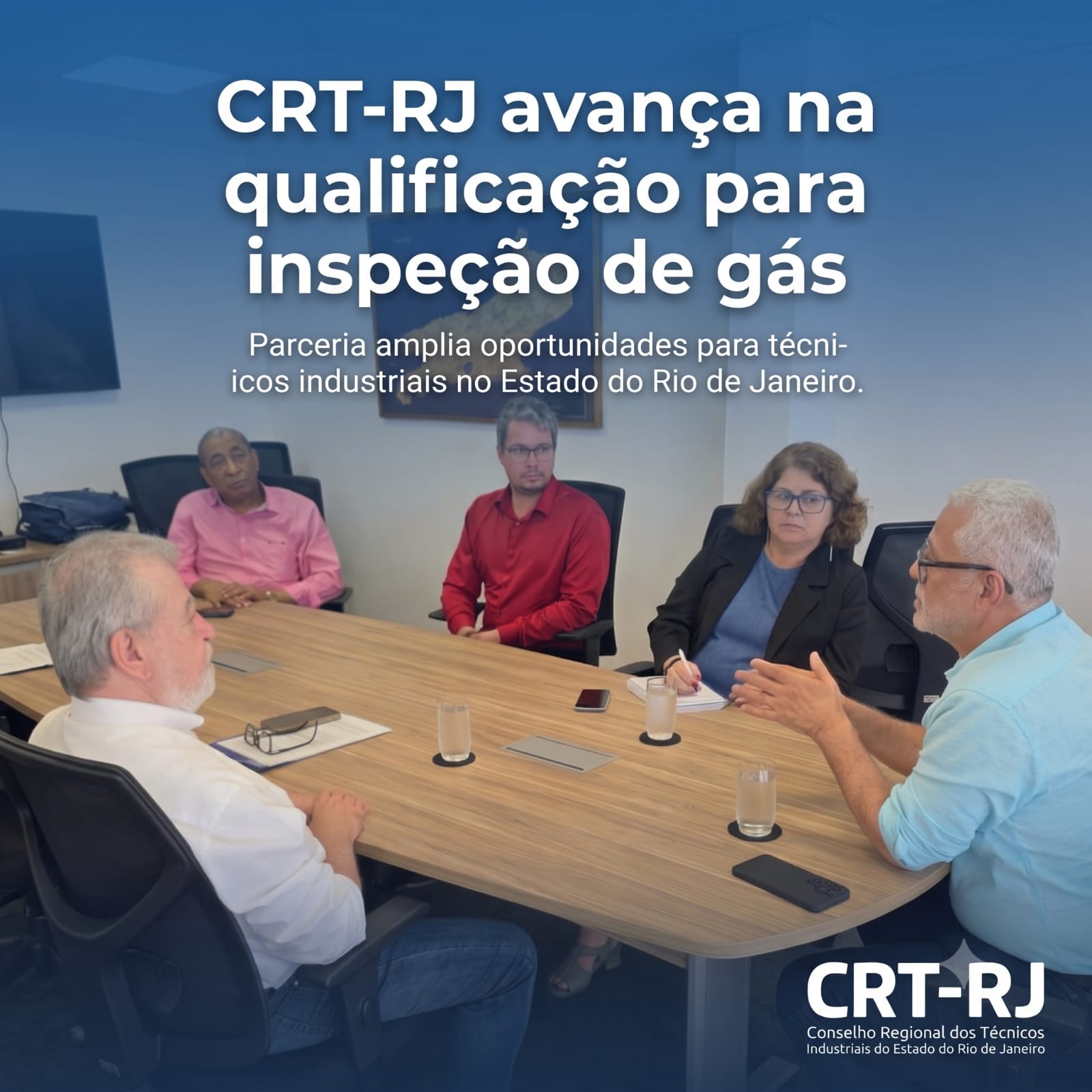 CRT-RJ avança na qualificação para inspeção de gás