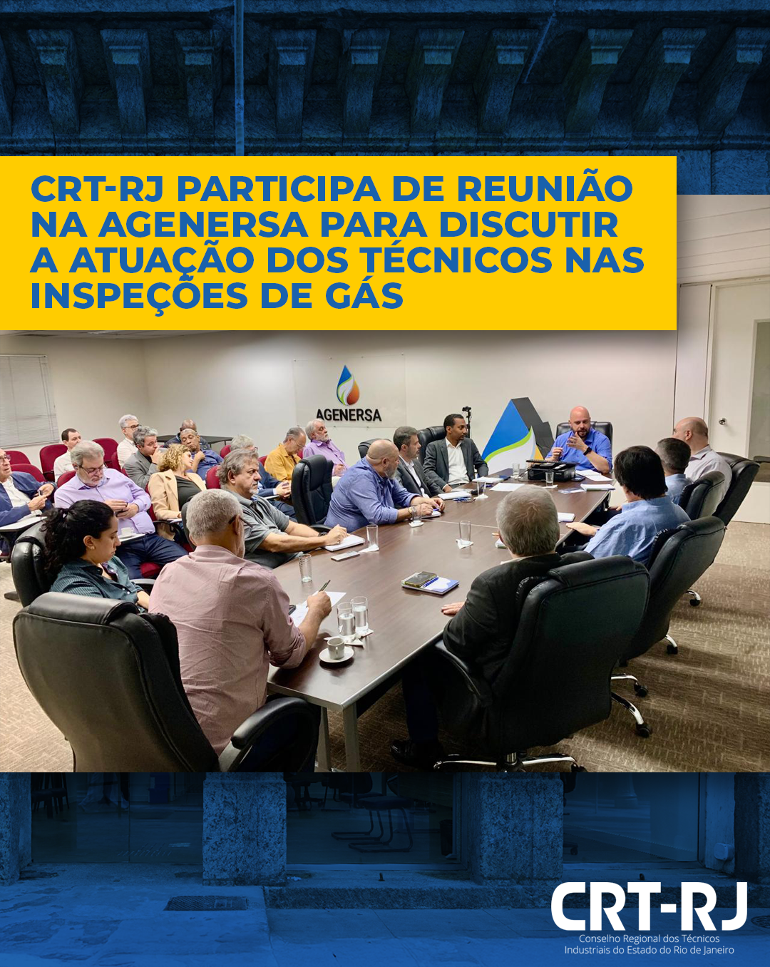 CRT-RJ e AGENERSA discutem participação de técnicos em inspeções de gás