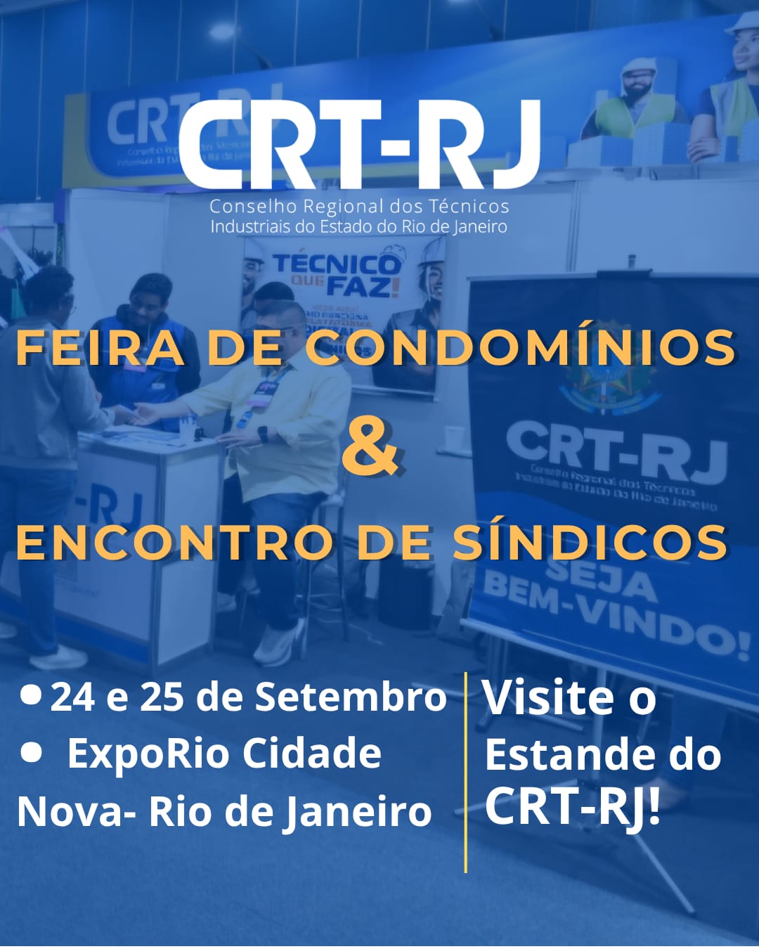CRT-RJ presente na Feira de Condomínios e Síndicos 2026