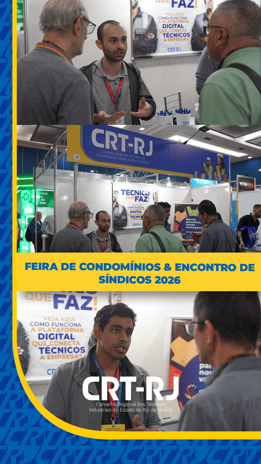 Estande do CRT-RJ atrai centenas de visitantes na Feira de Condomínios