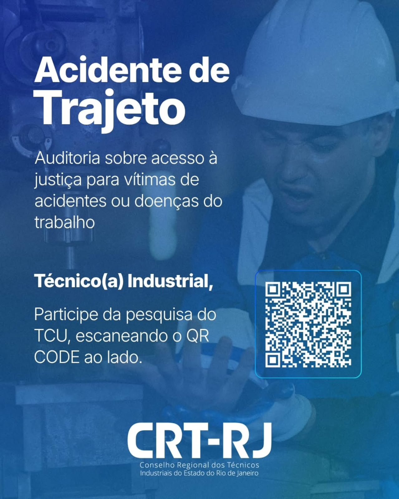 TCU realiza pesquisa nacional sobre desafios de trabalhadores vítimas de acidentes e doenças ocupacionais