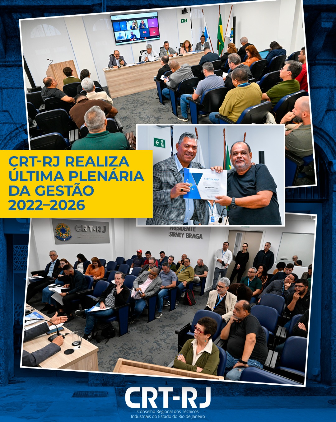 Em clima de despedida, CRT-RJ realiza última Plenária da gestão 2022–2026