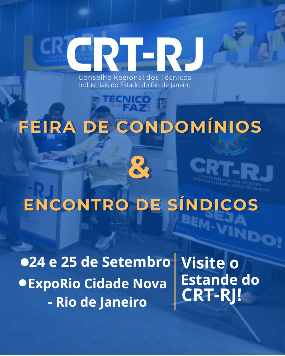 CRT-RJ presente na Feira de Condomínios e Síndicos 2026