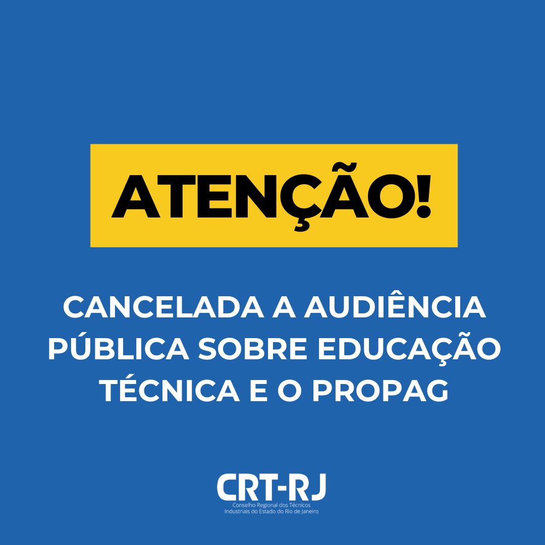 Audiência Pública Cancelada