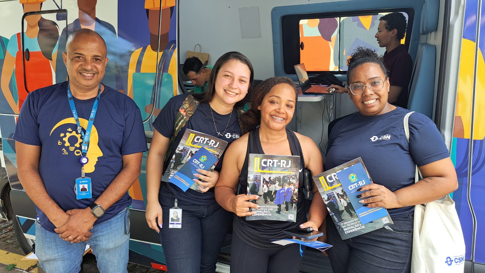 Atendimento CRT Itinerante na CSN em Volta Redonda