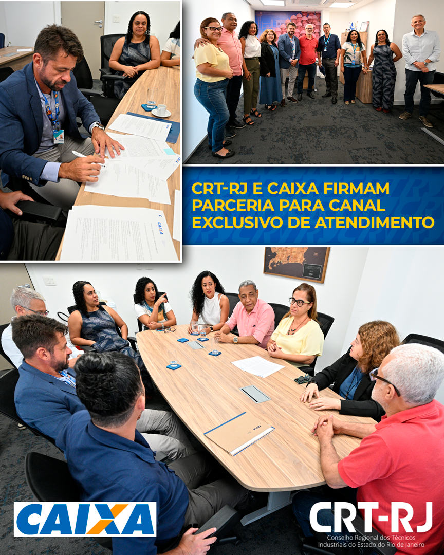 CRT-RJ assina com a Caixa Econômica Federal um Termo de Credenciamento