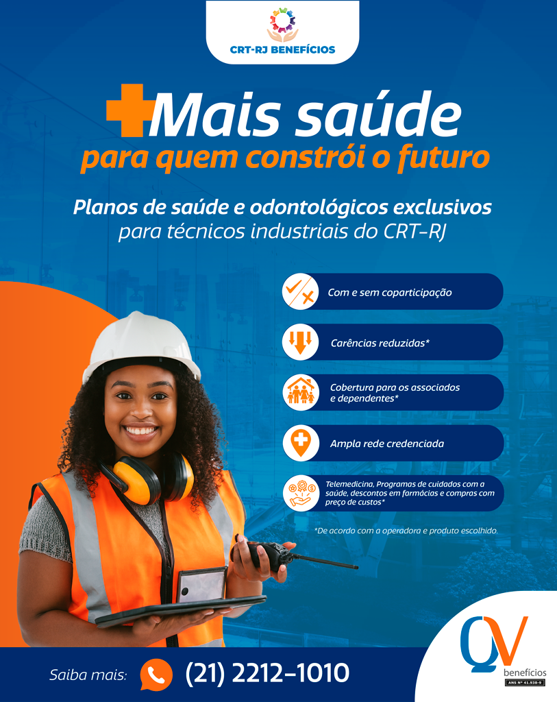 QV Saúde: Planos de Saúde e Odontológicos Exclusivos para Técnicos do CRT-RJ!