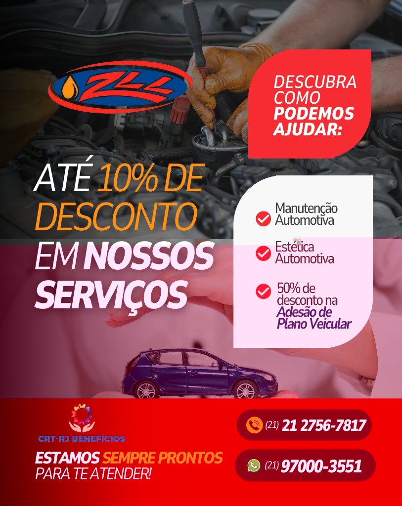 Desconto Exclusivo para Técnicos do CRT-RJ no Zeca's Lavagens!