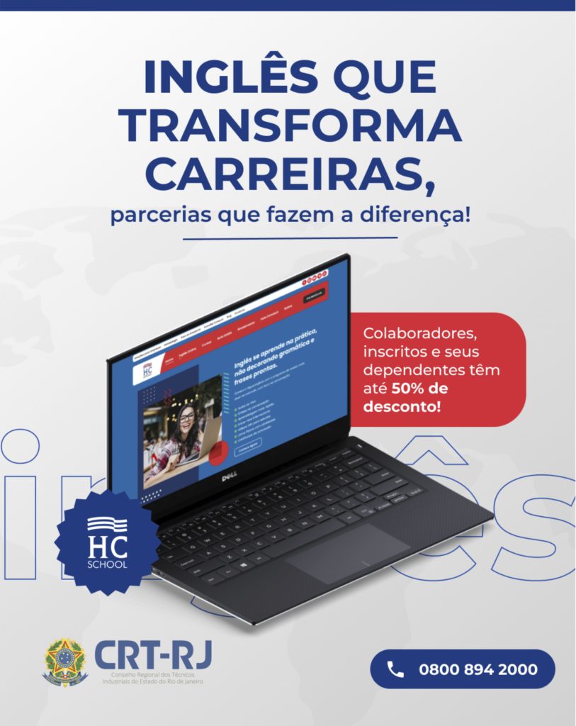 Descontos exclusivos de até 50% para técnicos e técnicas industriais e seus dependentes