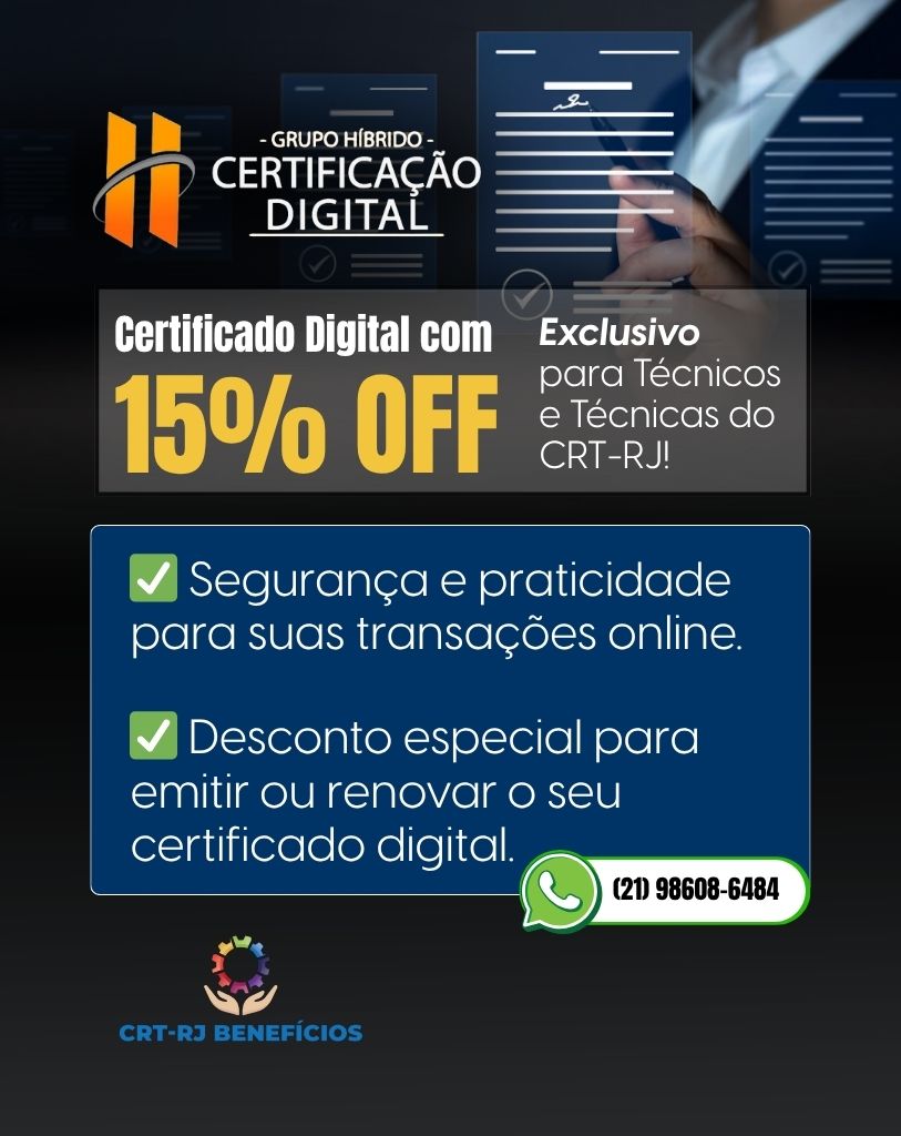 15% OFF em Certificação Digital com o Grupo Híbrido