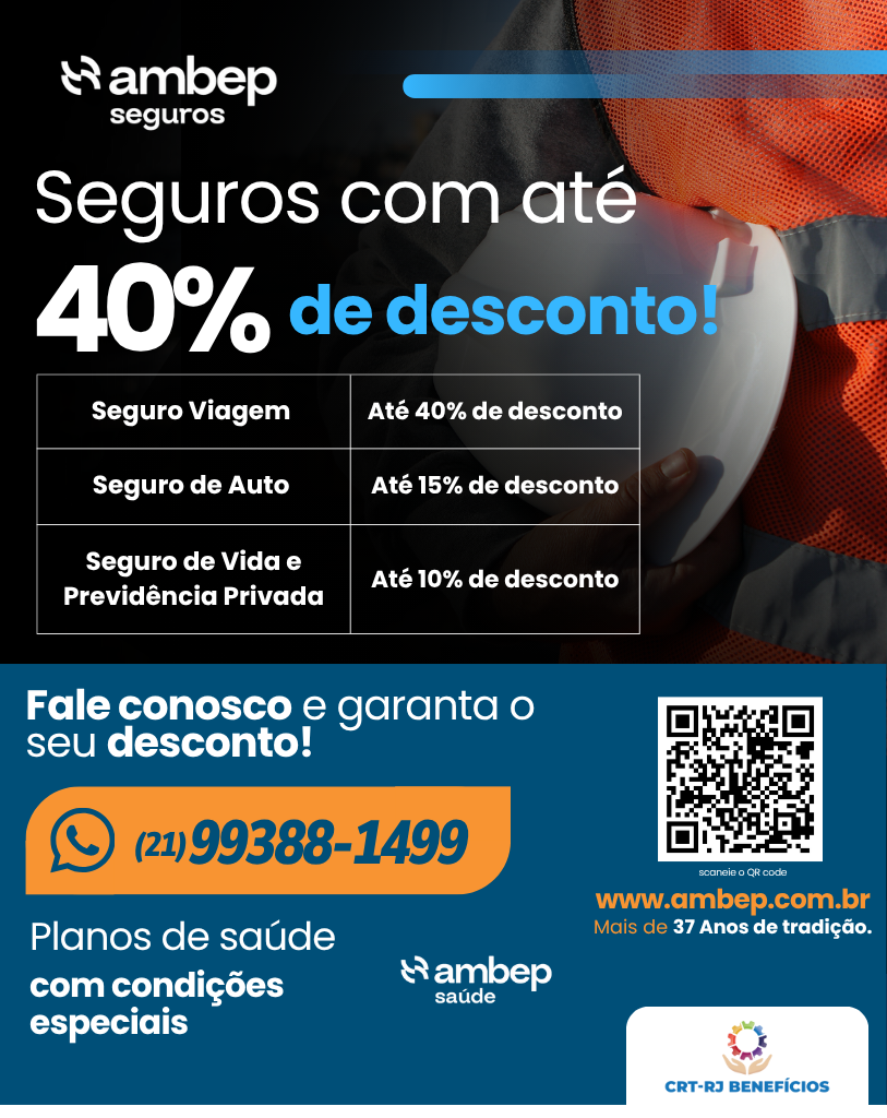AMBEP: Seguros com até 40% de desconto