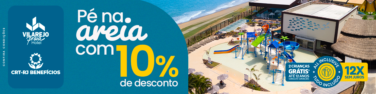 Hotel Vilarejo Praia com 10% de desconto