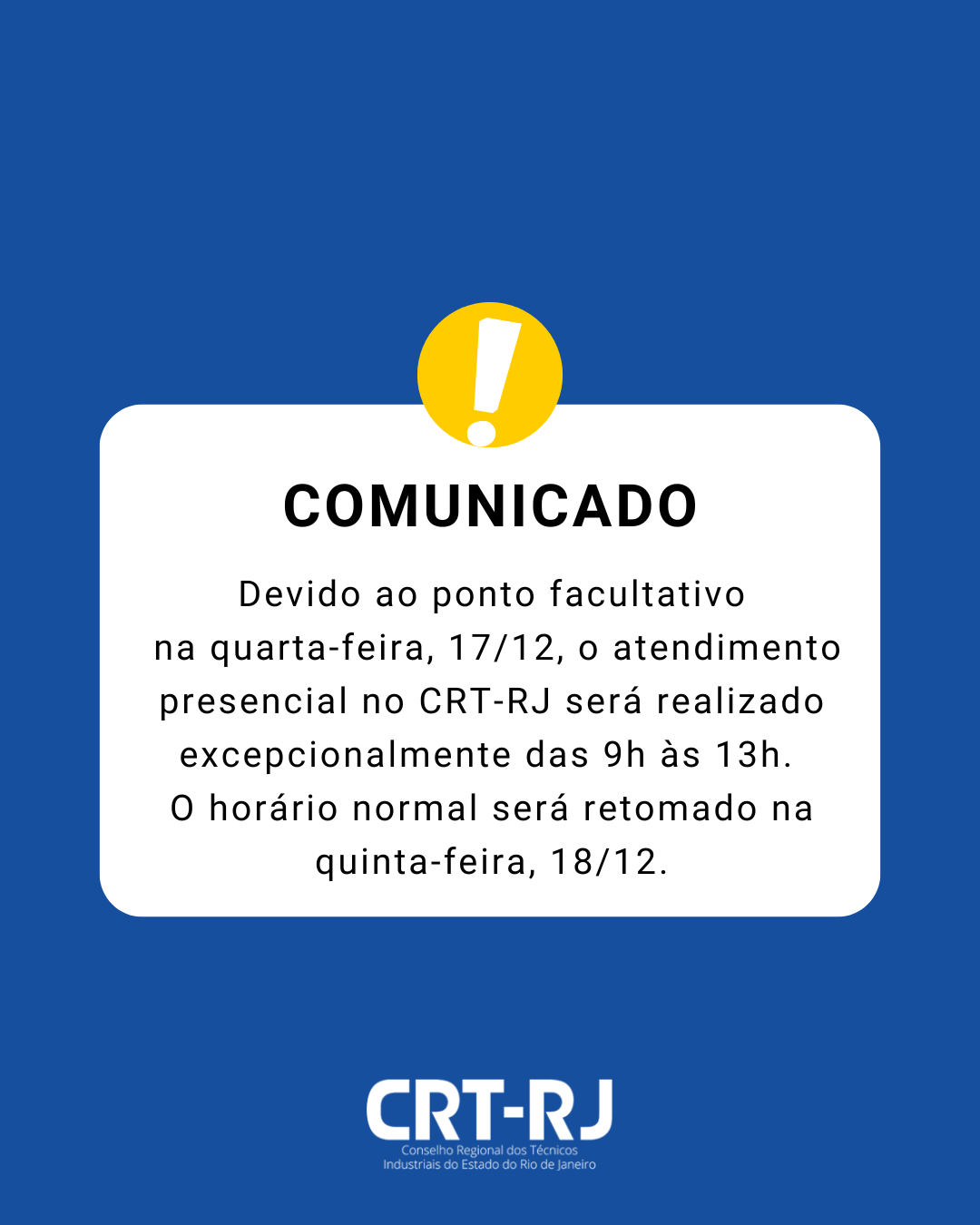COMUNICADO