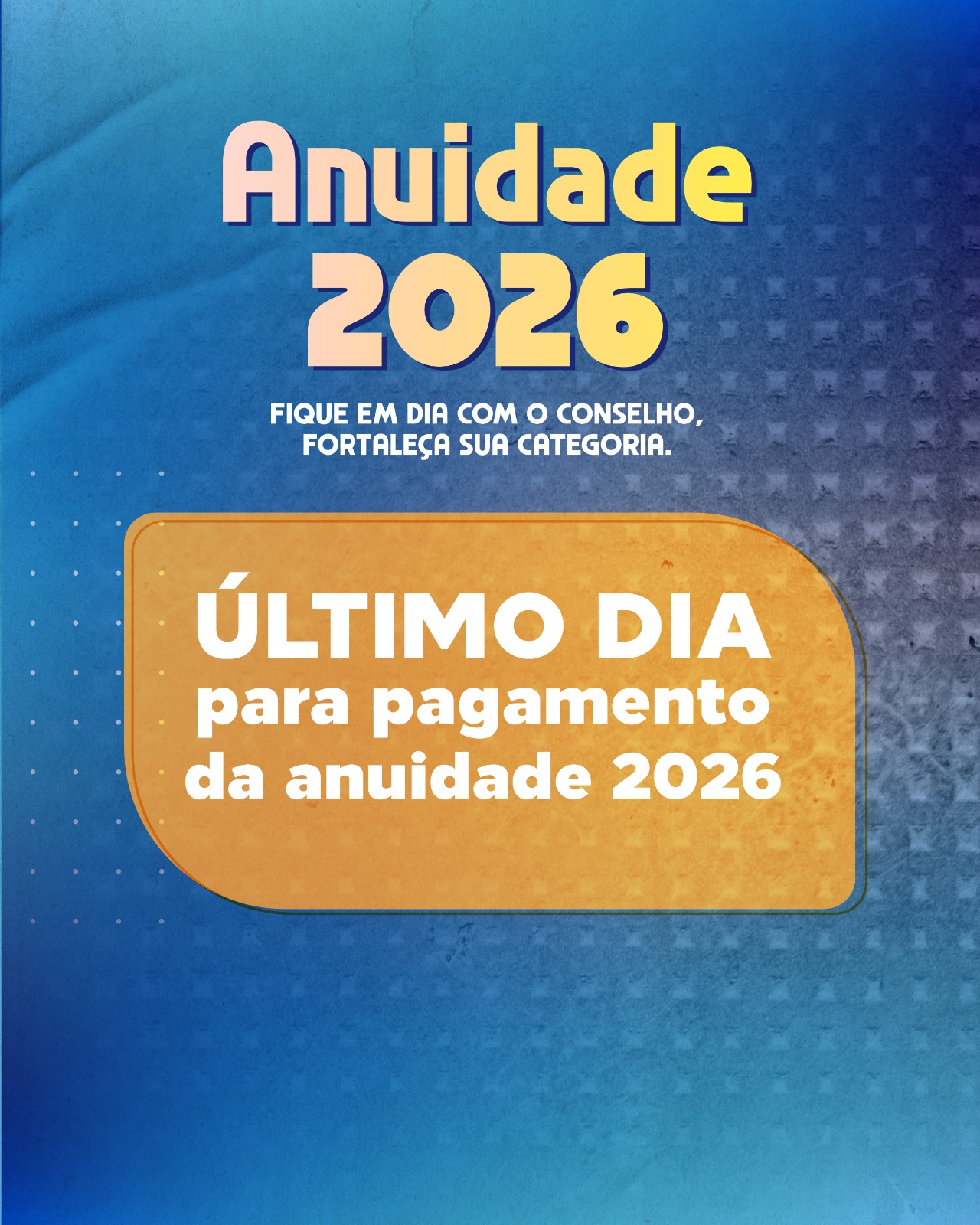 ANUIDADE 2026