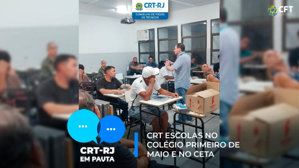 CRT- escola no colegio primeiro de maio