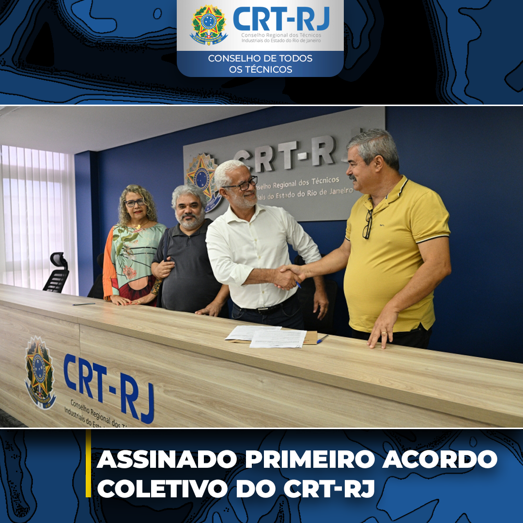 Assinado primeiro Acordo Coletivo do CRT-RJ