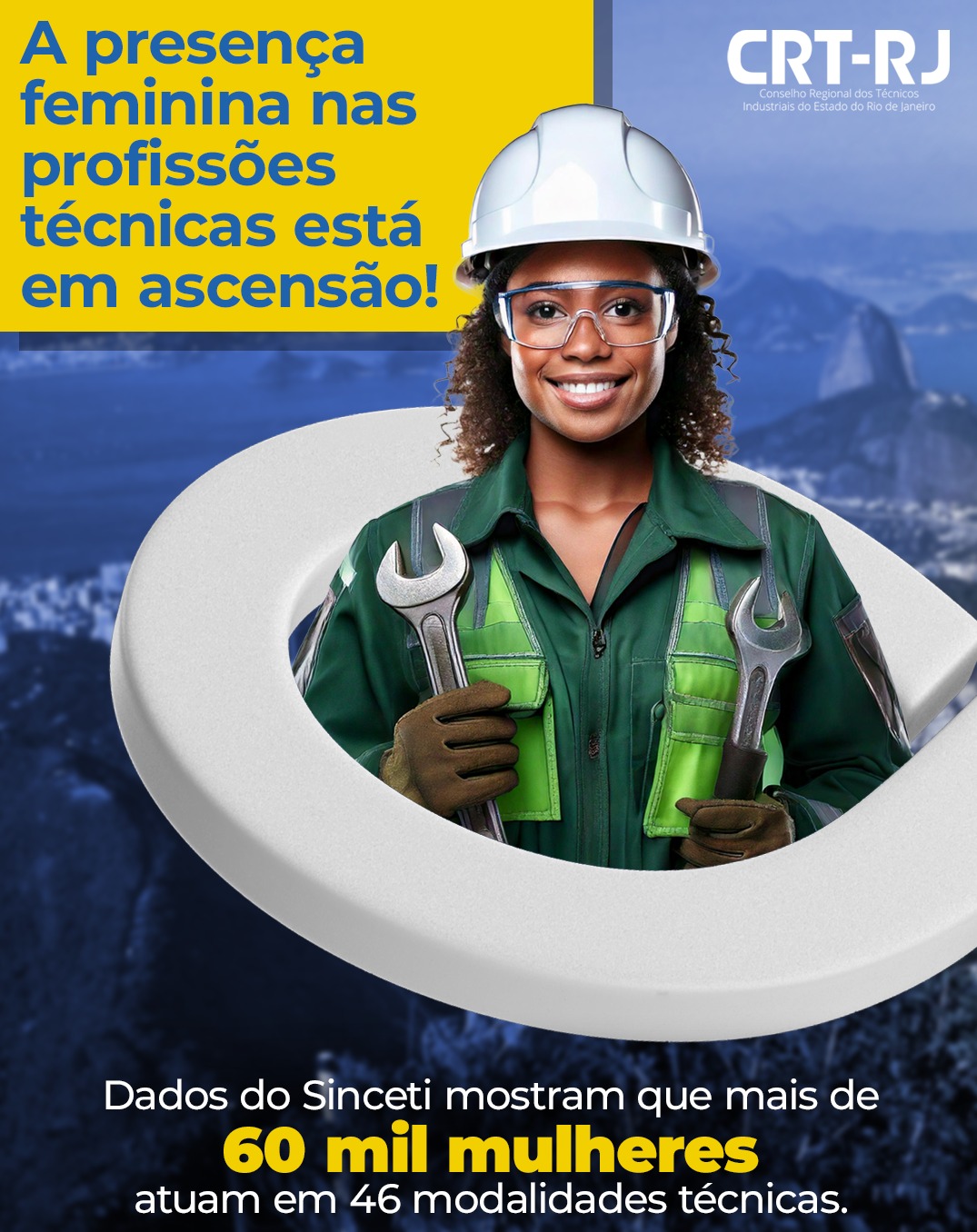 Rio lidera ranking de mulheres técnicas